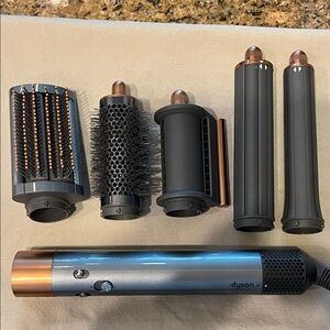 Dyson airwrap Copper and Black Hair Styling Kit